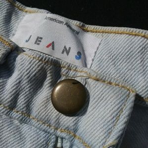 American Apparel- Denim High Waisted Shorts